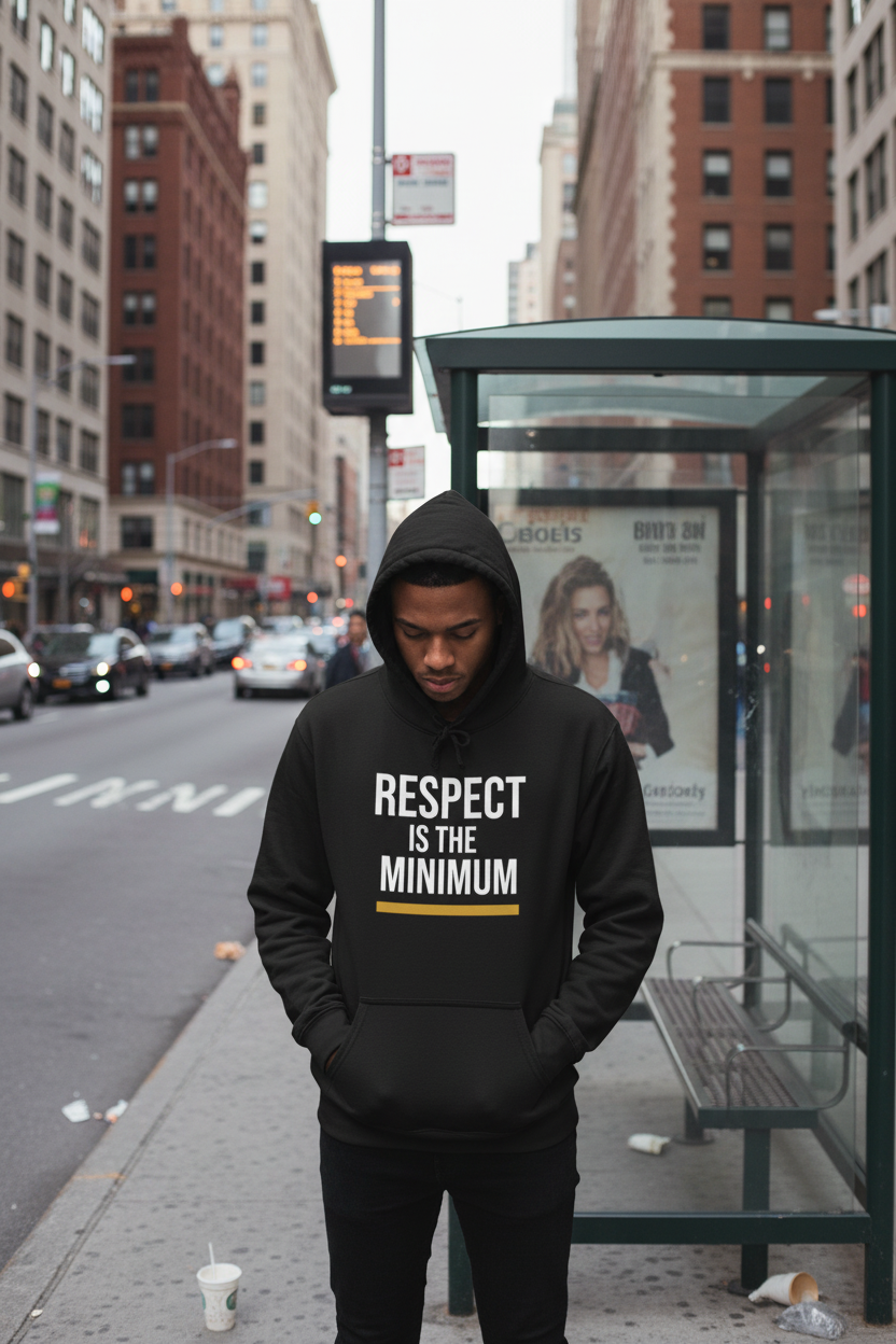 Respect is the Minimum - Black Hoodie