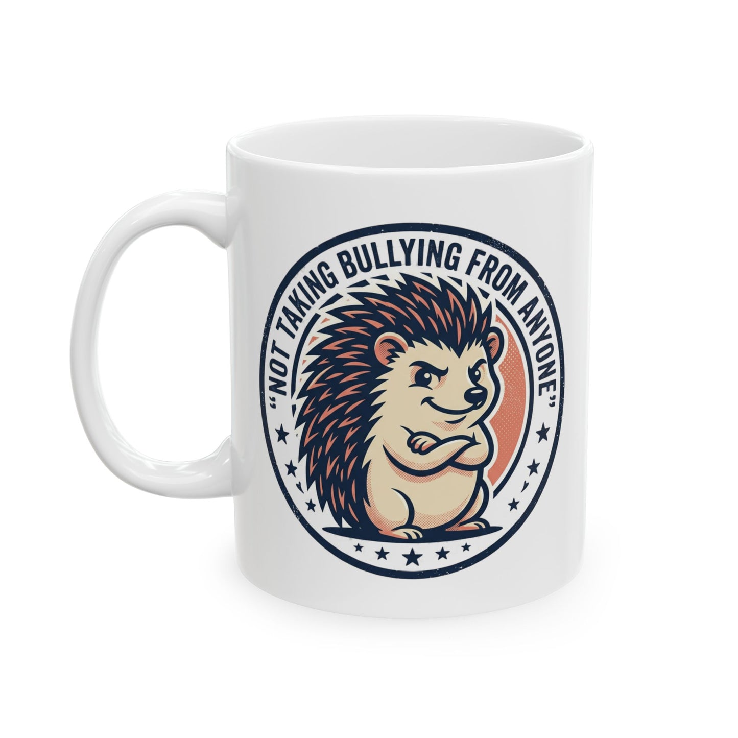 Hedgehog Anti-Bullying Mug - Empowering Gift for Boundary Setters