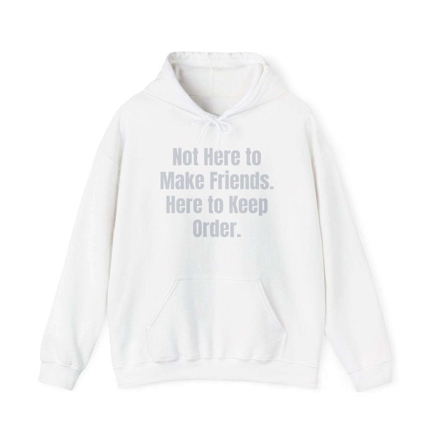 Not Here To Make Friends Unisex Heavy Blend™ Hooded Sweatshirt