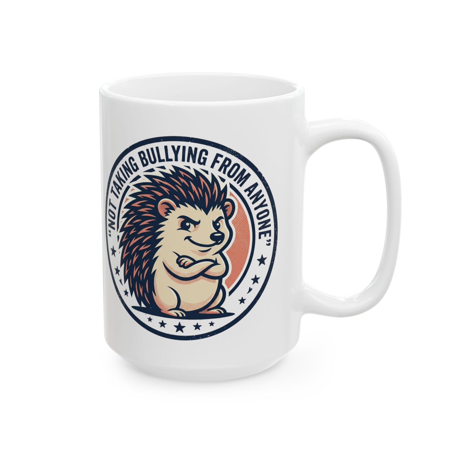 Hedgehog Anti-Bullying Mug - Empowering Gift for Boundary Setters