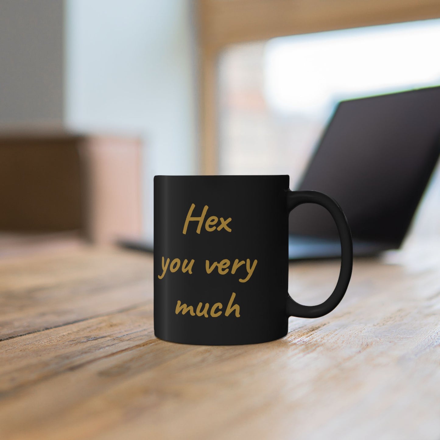 Hex You Very Much Black Mug (11oz, 15oz)