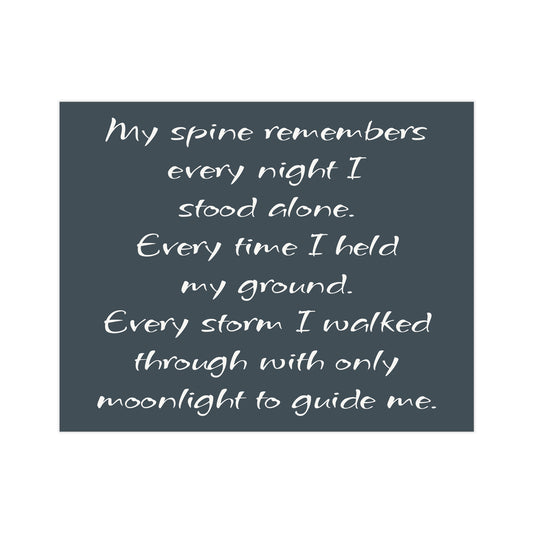 Moonlit Spine Unframed Prints