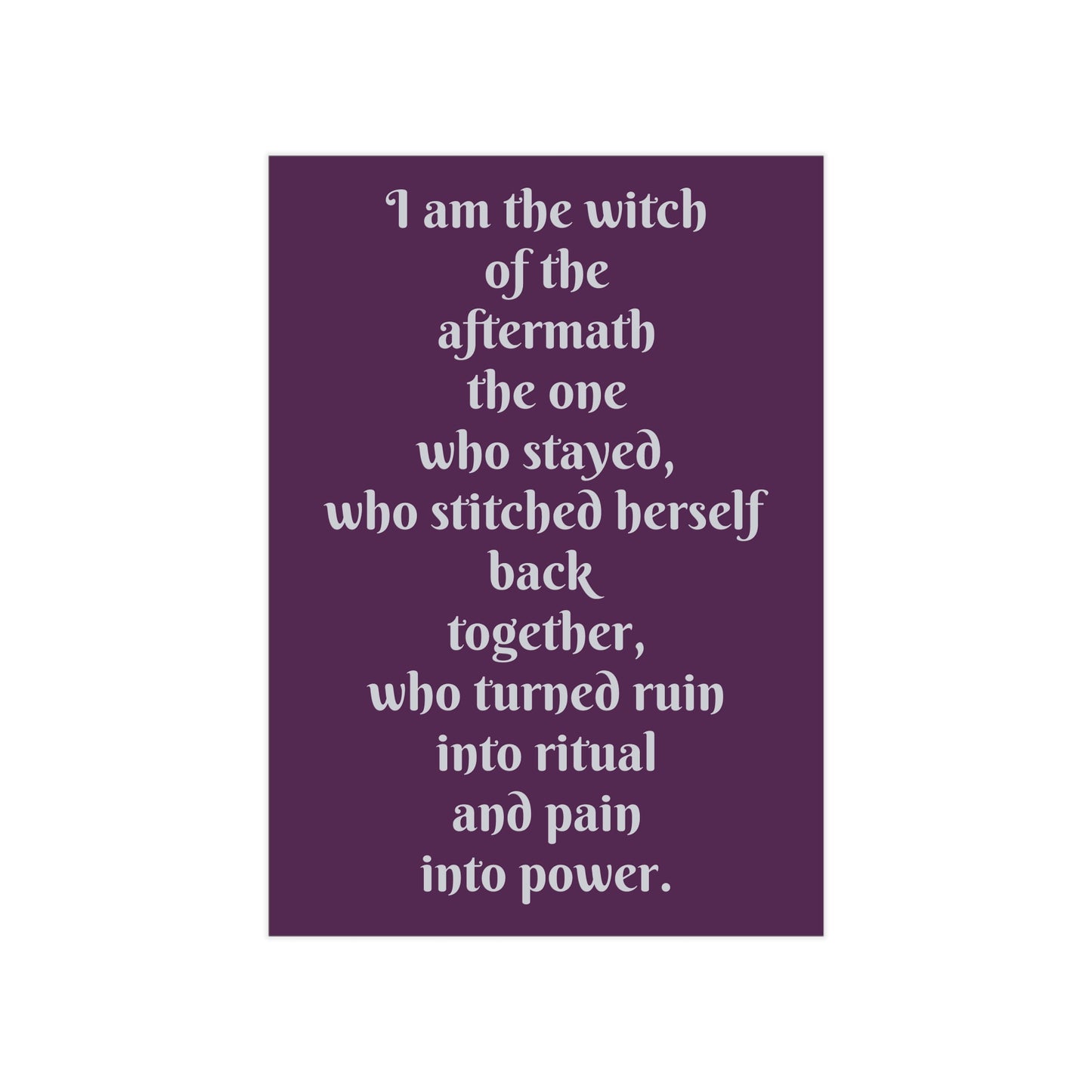 Witch of the Aftermath Unframed Prints