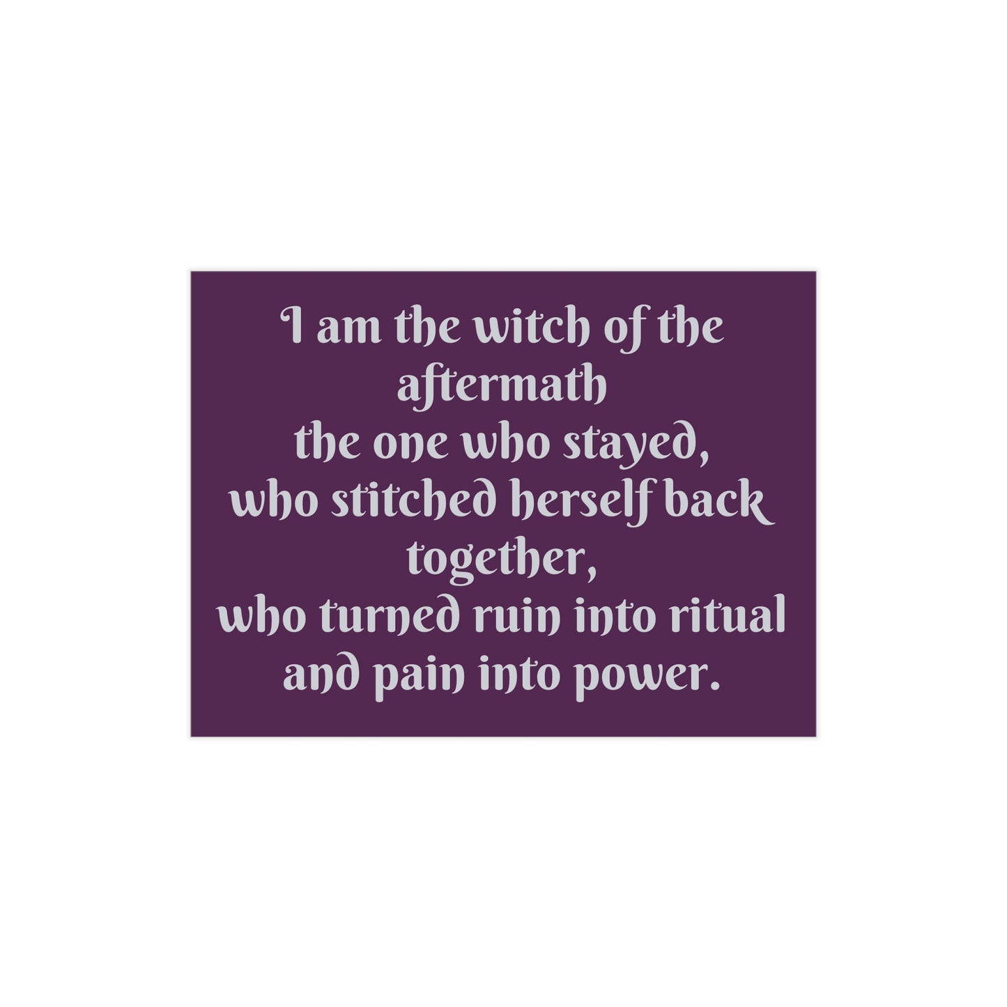 Witch of the Aftermath Unframed Prints