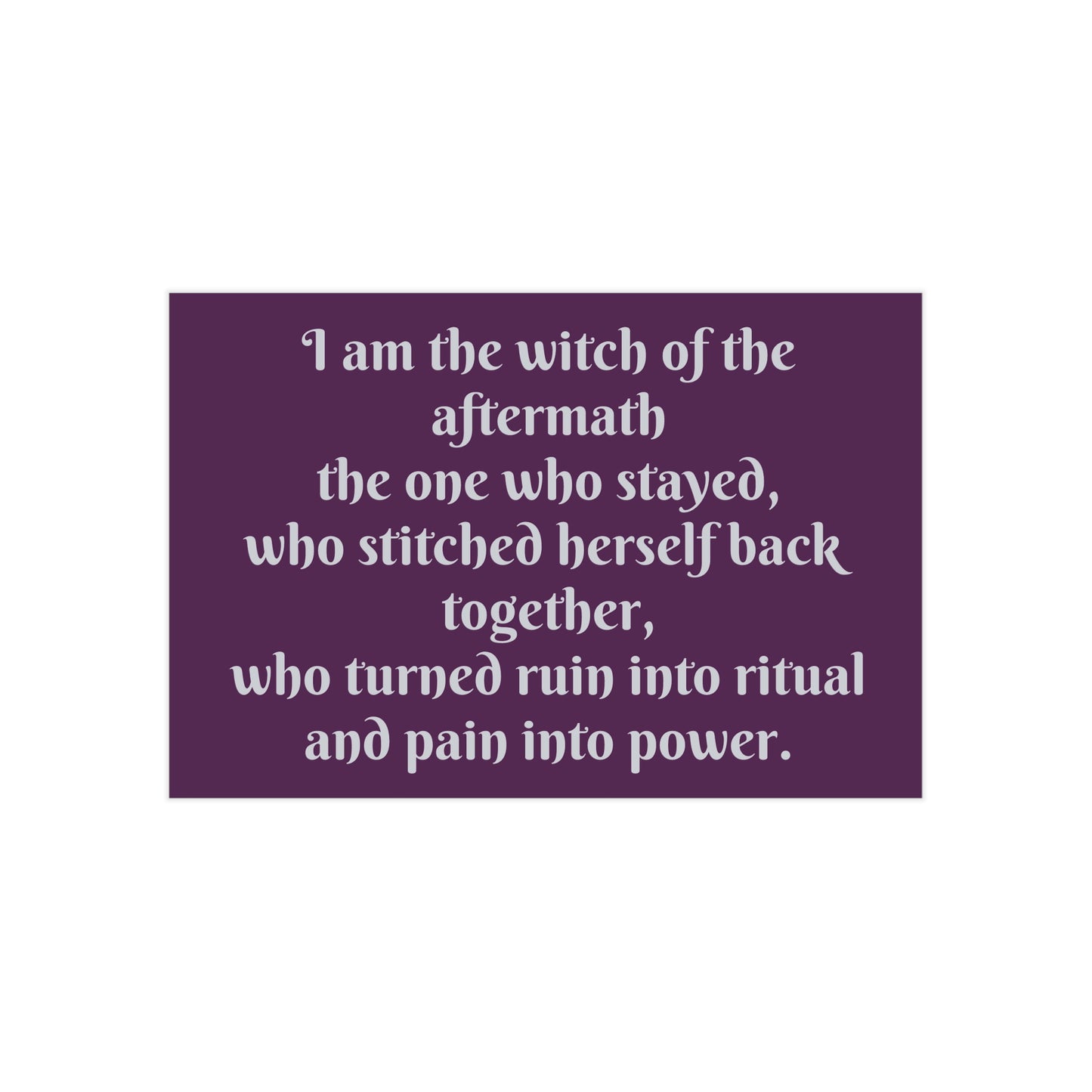 Witch of the Aftermath Unframed Prints