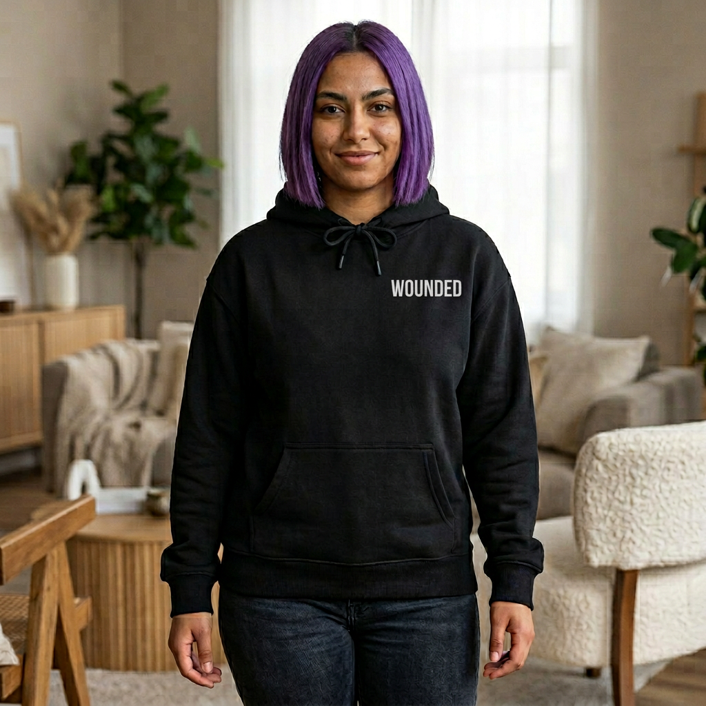 Wounded Not Broken Hooded Sweatshirt