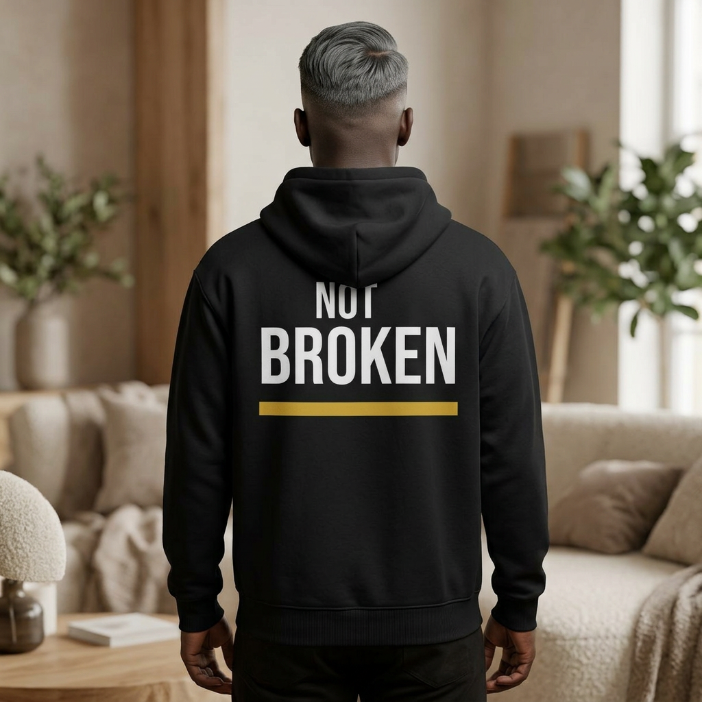 Wounded Not Broken Hooded Sweatshirt