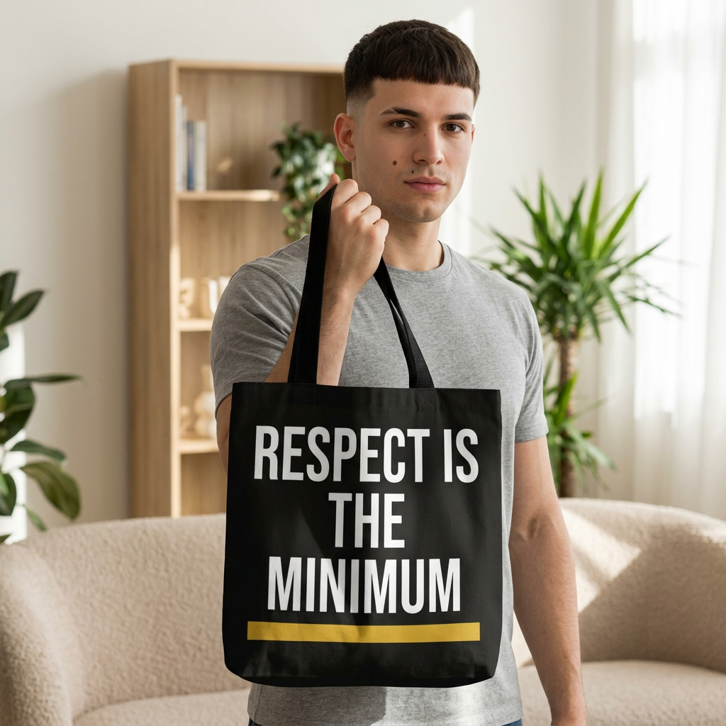Respect Is The Minimum Tote Bag