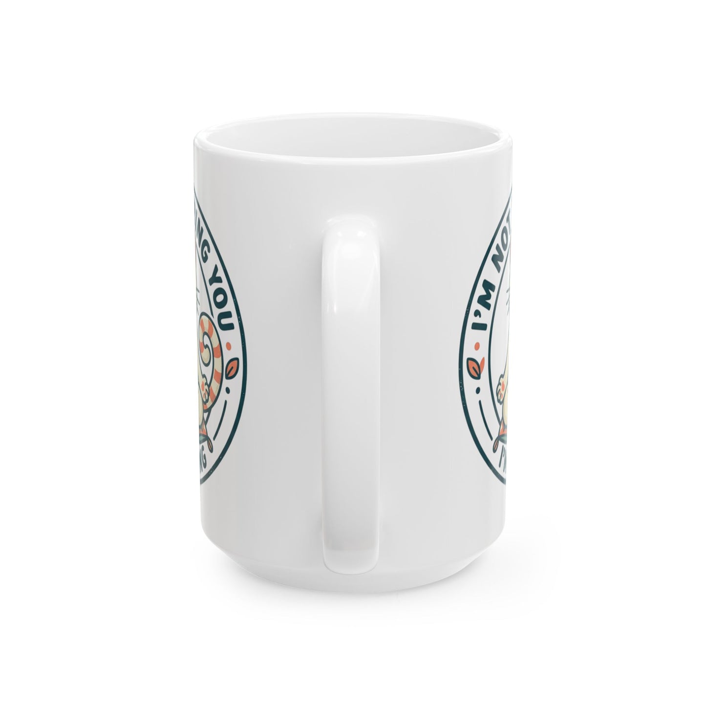 "I'm Not Ignoring You I'm Healing" Cat Mug - Self-Care Gift