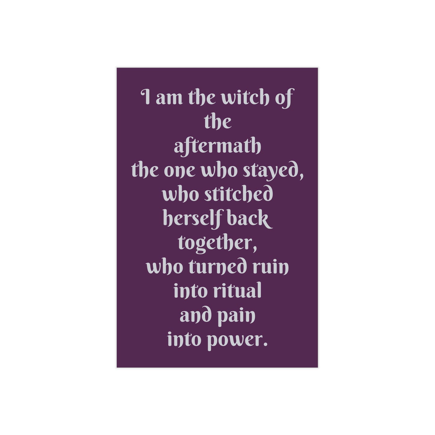 Witch of the Aftermath Unframed Prints