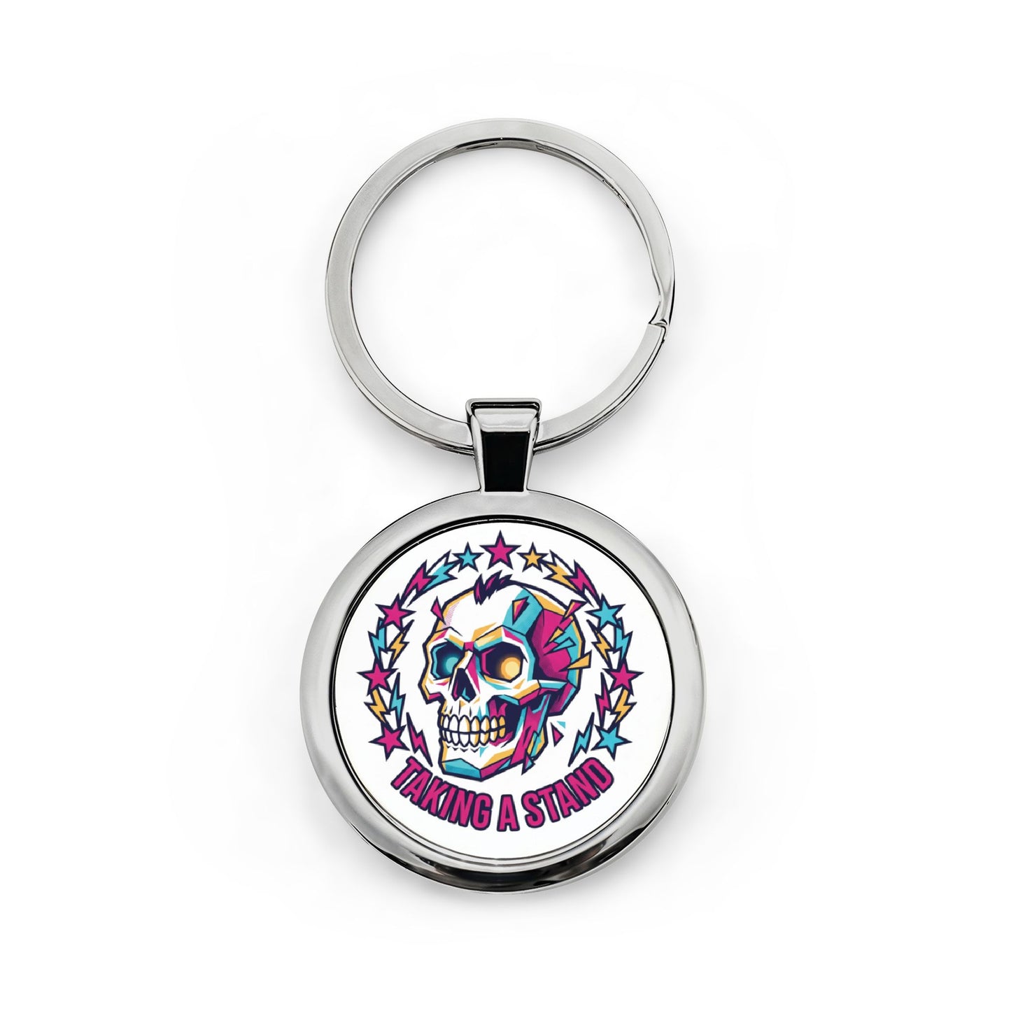 Taking a Stand Keychain – Funny Motivational Gift for Overthinkers