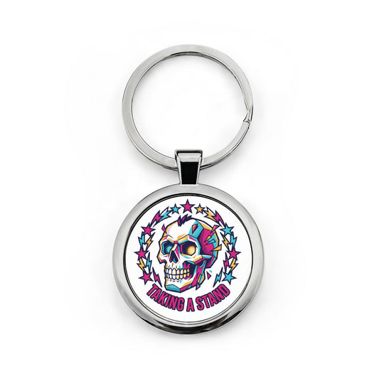 Taking a Stand Keychain – Funny Motivational Gift for Overthinkers
