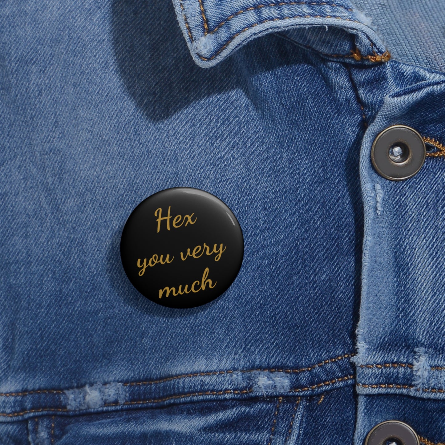 Hex You Very Much Pin Button