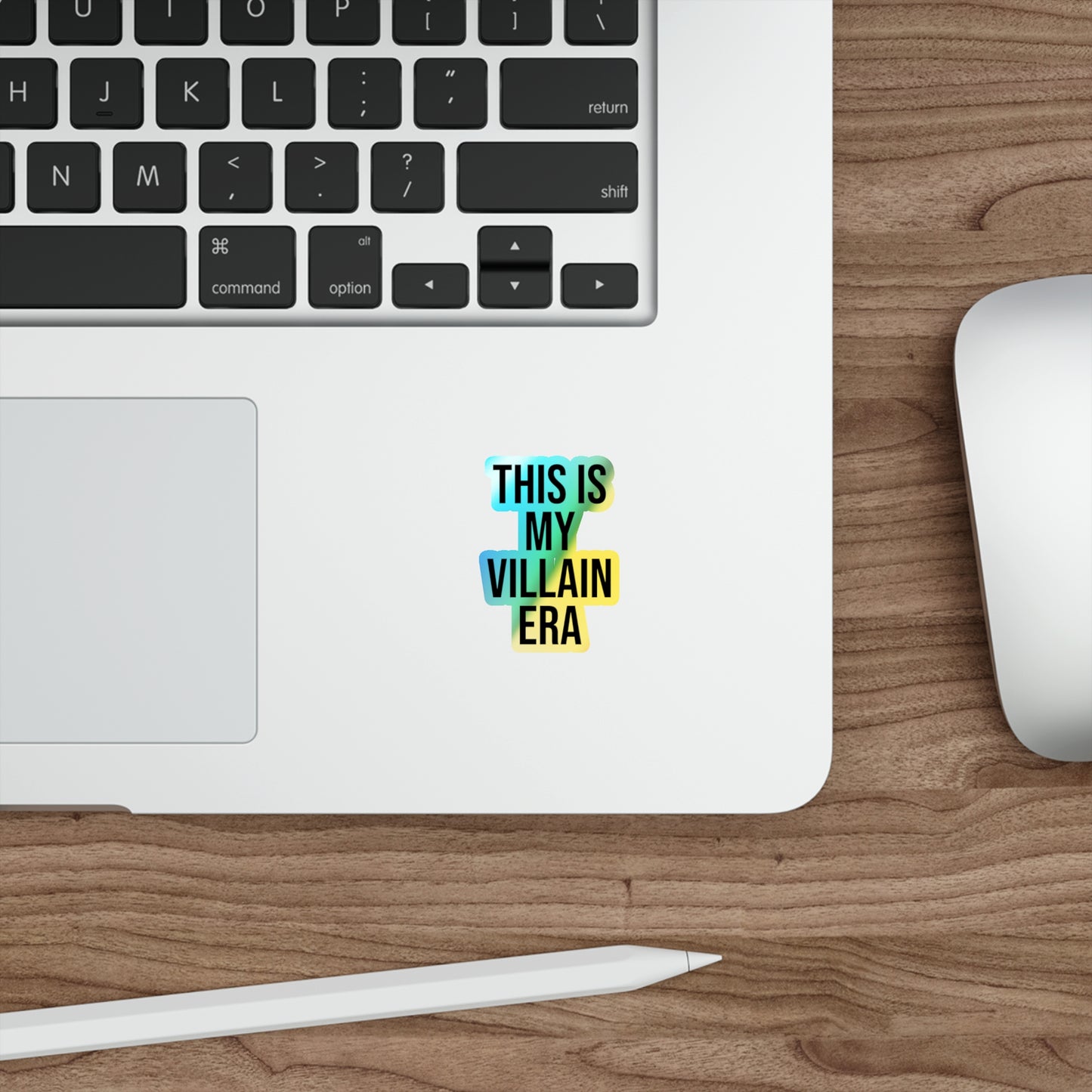 This Is My Villain Era Holographic Die-Cut Sticker