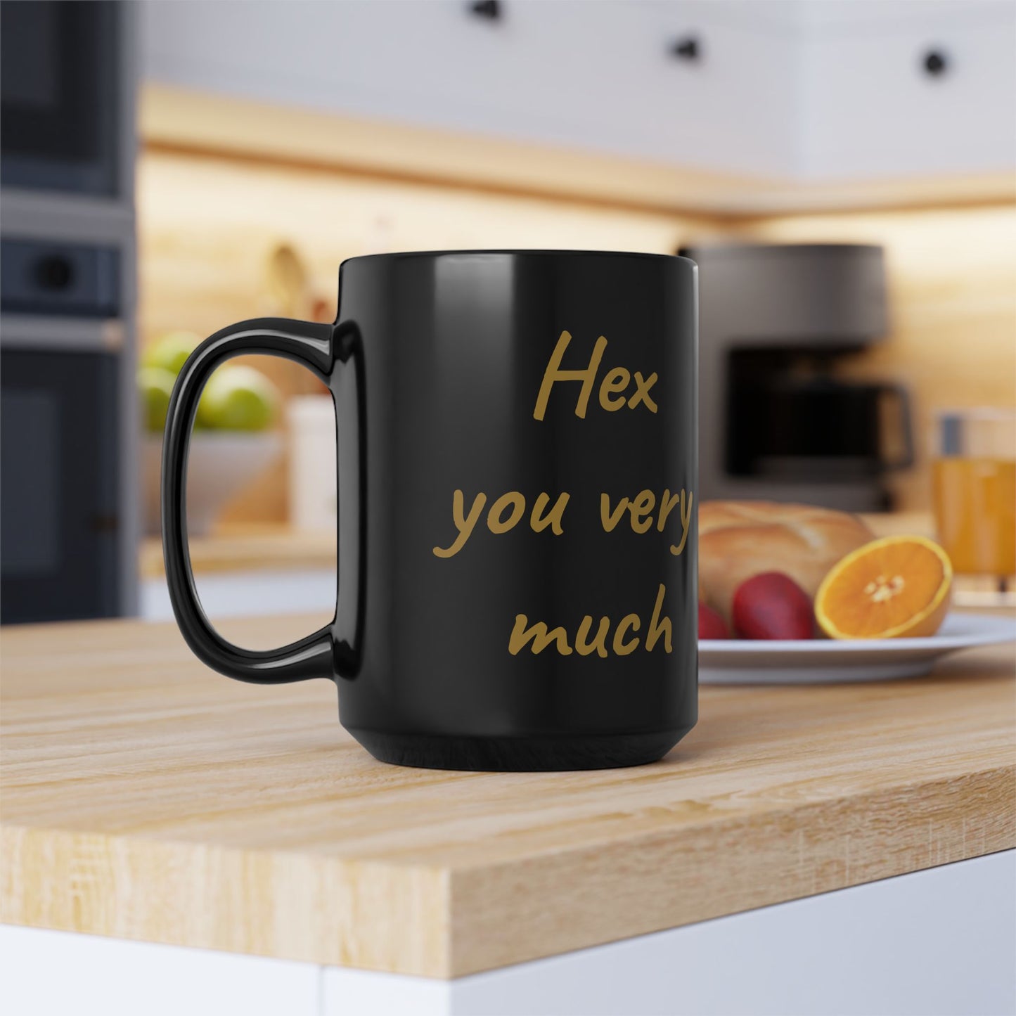 Hex You Very Much Black Mug (11oz, 15oz)
