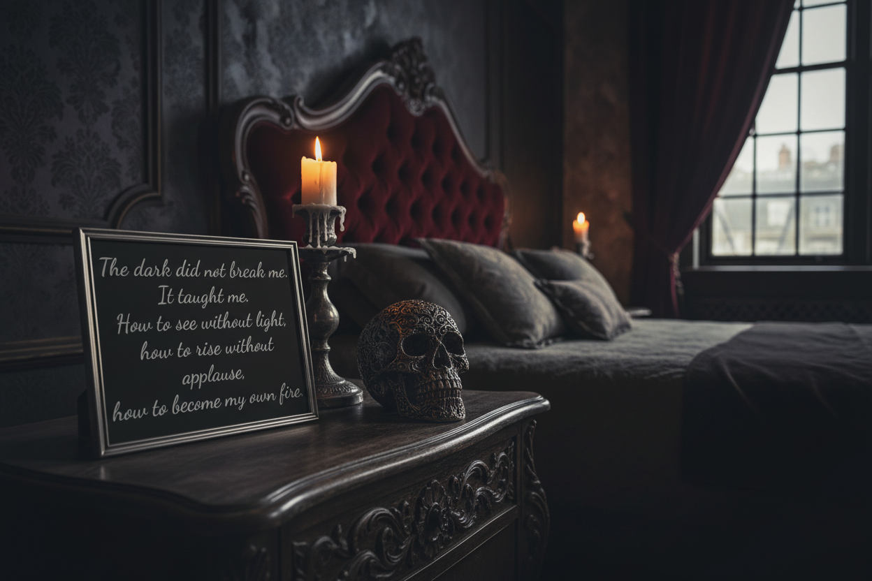 The Dark Taught Me Unframed Prints