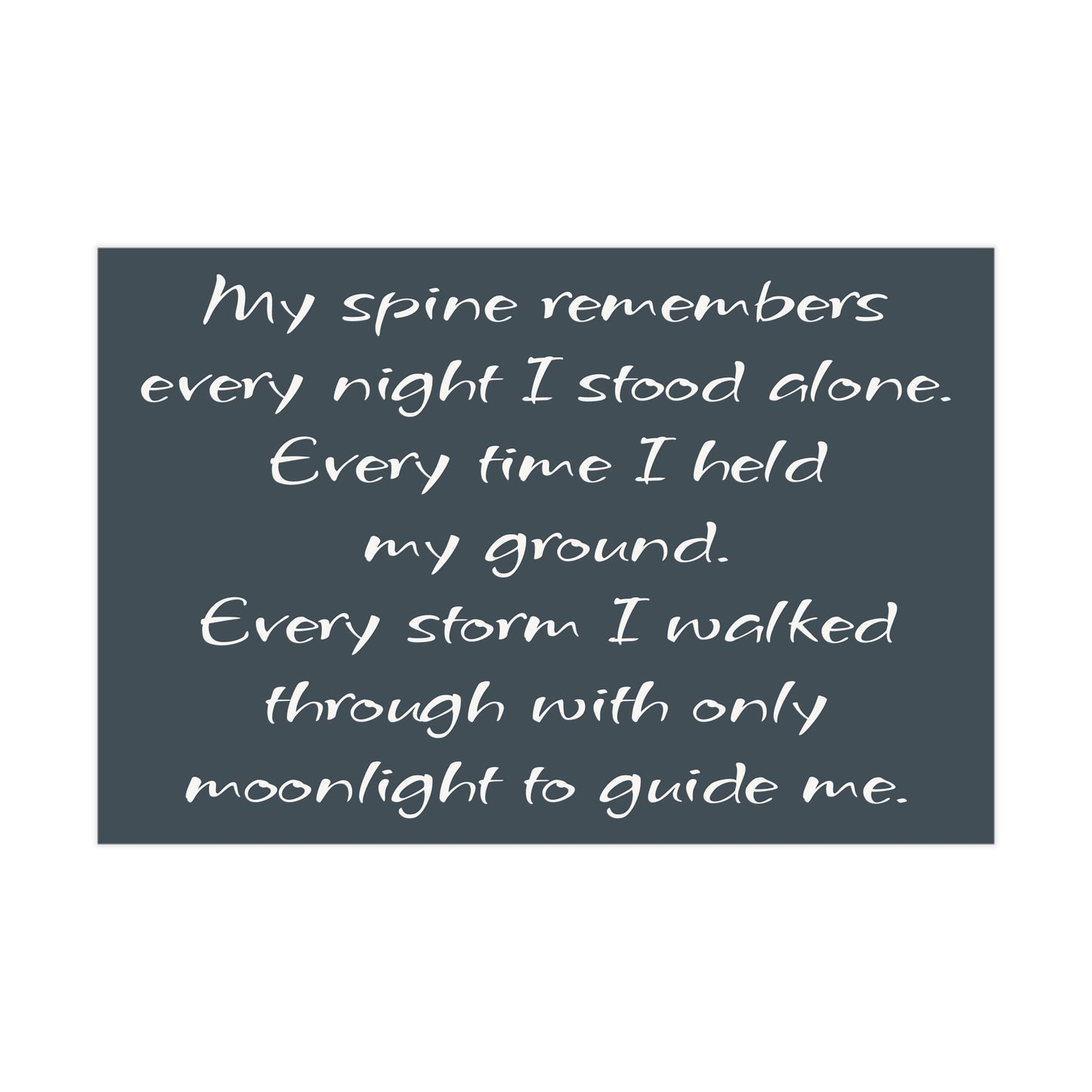 Moonlit Spine Unframed Prints