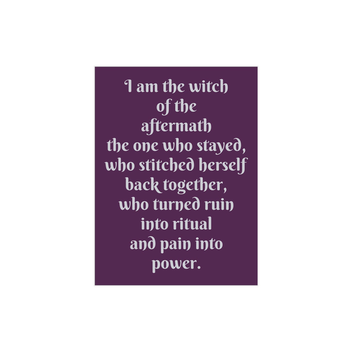 Witch of the Aftermath Unframed Prints