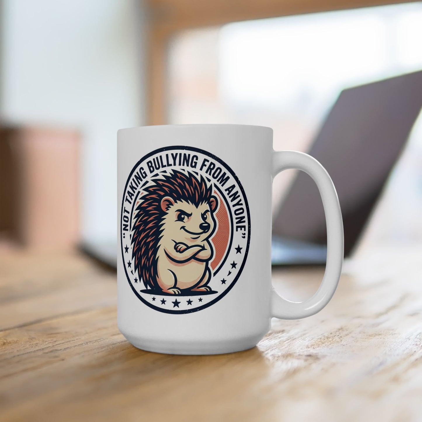 Hedgehog Anti-Bullying Mug - Empowering Gift for Boundary Setters