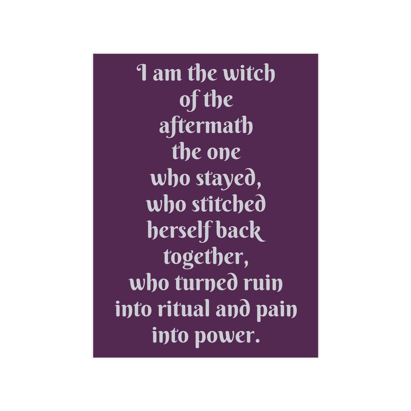 Witch of the Aftermath Unframed Prints