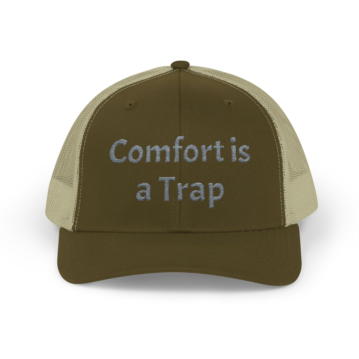 Comfort is a Trap Snapback Trucker Cap