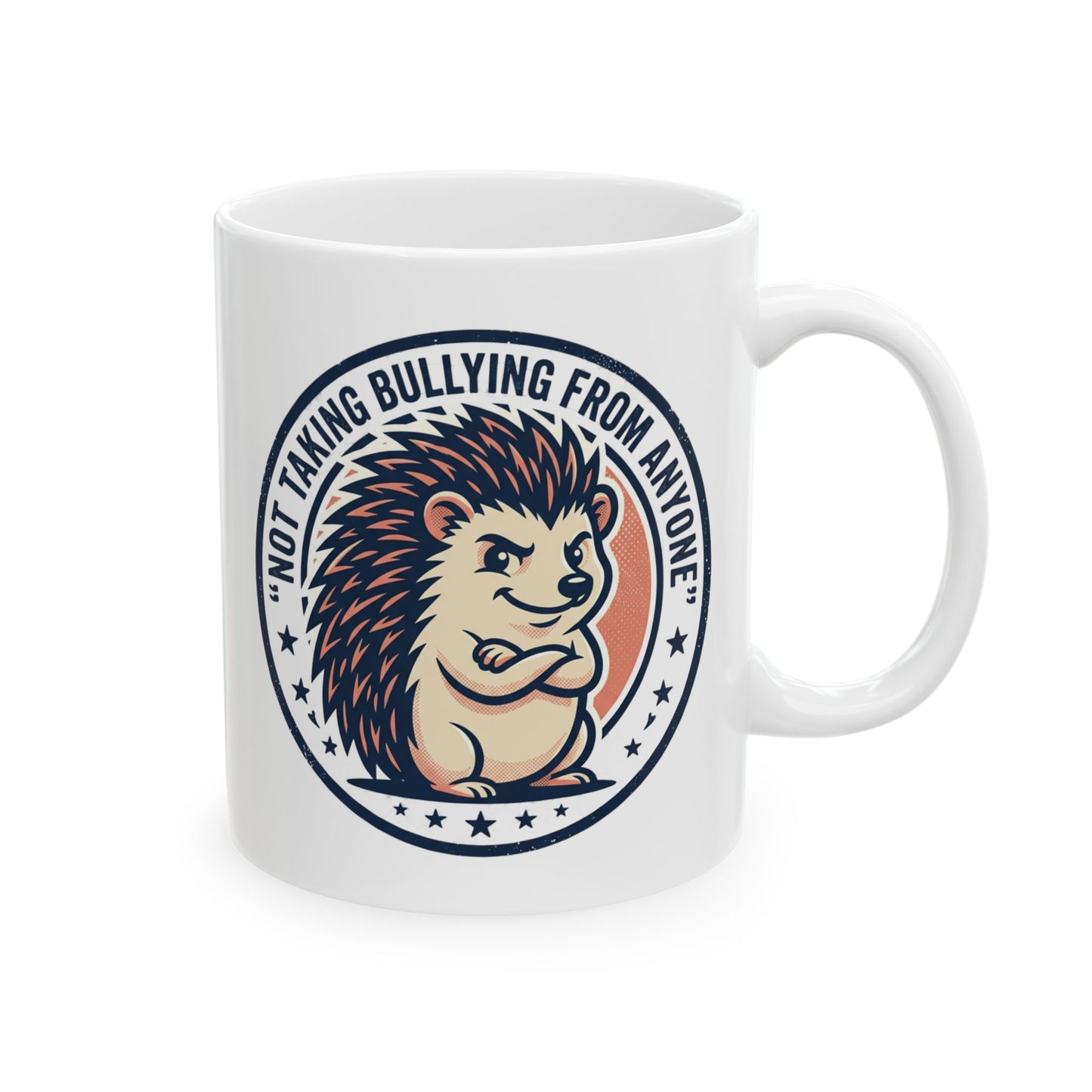 Hedgehog Anti-Bullying Mug - Empowering Gift for Boundary Setters